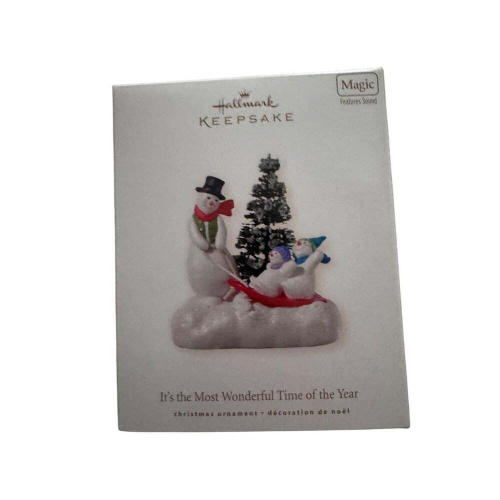 Hallmark Keepsake Christmas Ornament Collection Snowmen Bears & Santa Lot of 10 - Picture 5 of 16